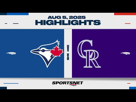 MLB Highlights | Blue Jays vs. Rockies - August 5, 2025