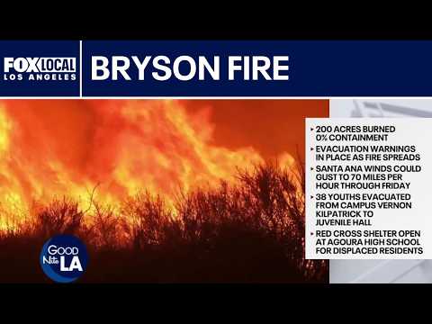 Bryson Fire knocks out power, cell service in Malibu