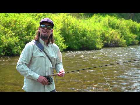 Correctly winding line on to a fly reel