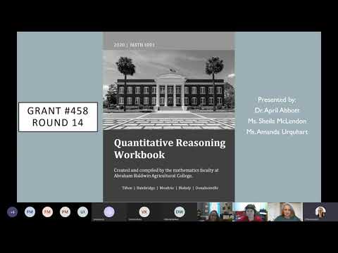 ALG Featured Speaker Series: Quantitative Reasoning Workbook