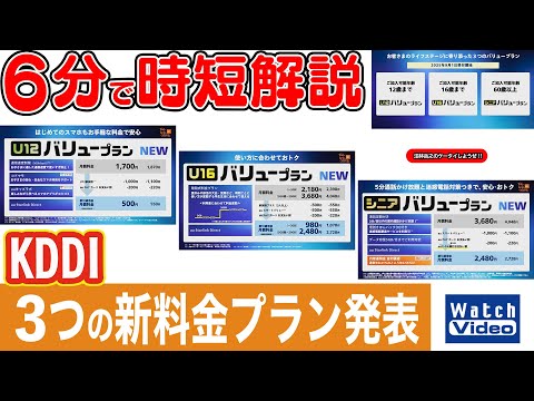 KDDI 3つの新料金プラン発表【法林岳之のケータイしようぜ!!／828／2025年9月12日公開】