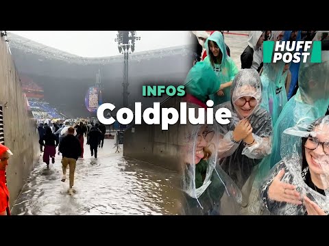 Le concert de Coldplay à Lyon s’est transformé en pataugeoire à cause de fortes pluies