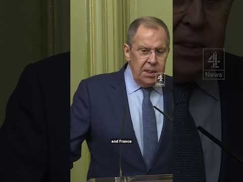 'Nato's nuclear weapons aimed at Russia' says Lavrov