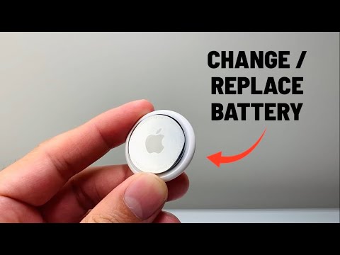 How To Change / Replace Battery On Apple AirTag