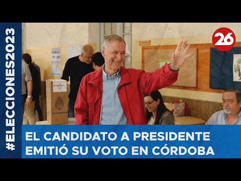 Votó Juan Schiaretti | #Elecciones2023