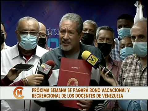 100% del Bono vacacional del sector educativo será cancelado la próxima semana, anuncia Sinafum