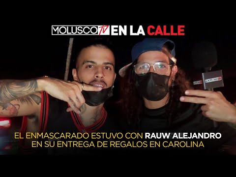 Entrevista con Rauw Alejandro en su entrega de regalos en Carolina #ElEnmascarado ?