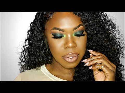 Tutorial| Green Smokey Eye w/ Pop of Color