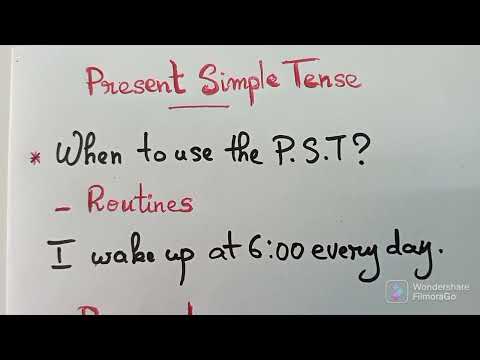 L14 - Jang Anglais ci Wolof - PRESENT SIMPLE TENSE for Routines, Permanent Situations and Facts