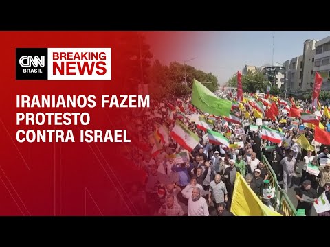 ​Iranianos vão às ruas protestar contra Israel | LIVE CNN