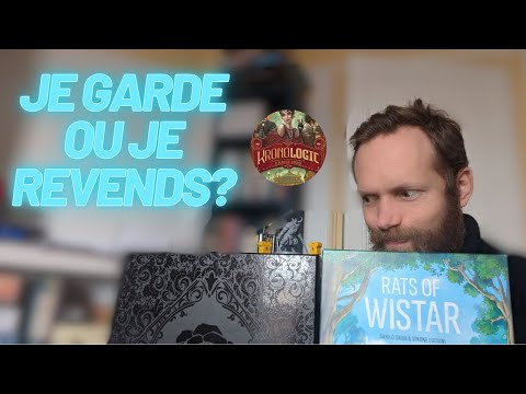 RATS OF WISTAR, BLACK ROSE WAR, ARK NOVA, KRONOLOGIC.... les avis