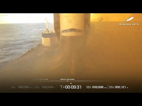 Blue Origin recovers its largest rocket booster in breakthrough | AFP