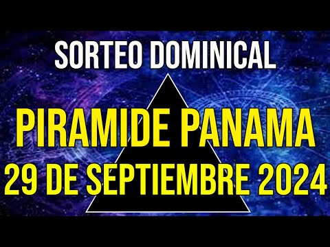 Pirámide Loteria Panamá para el Domingo 29 de Septiembre 2024 Lotería de Panamá