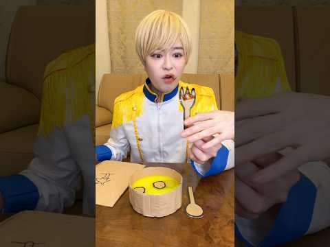 CORRUGATED CARDBOARD FORK ACCESSORY！#asmr