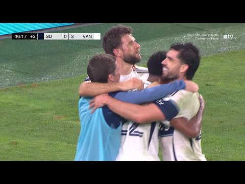 Brian White FIRST HALF BRACE Stuns San Diego! | 2025 Audi MLS Cup Playoffs