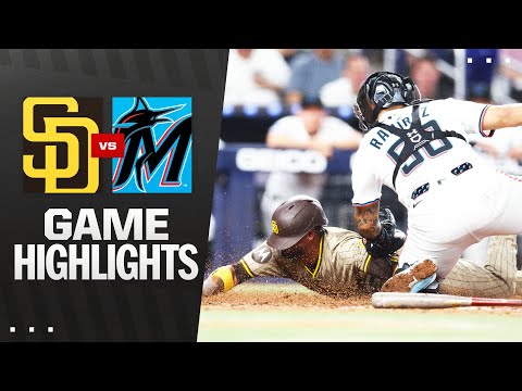 Padres vs. Marlins Game Highlights (7/22/25) | MLB Highlights
