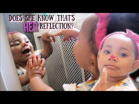 Riley Does the MIRROR TEST! (Baby Experiment)