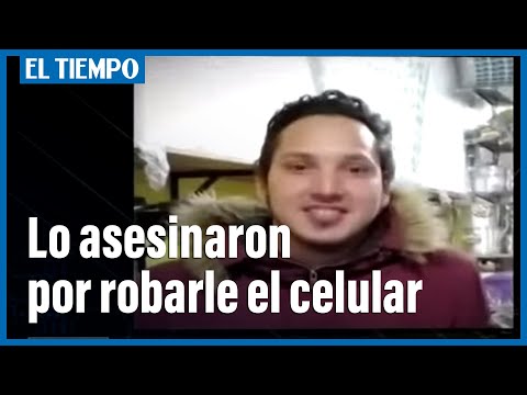 Por robarle el celular asesinaron a Diego Alejandro Pérez