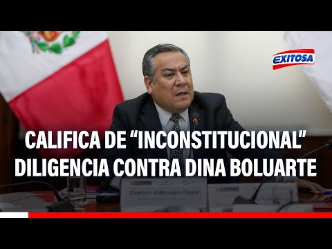 Caso Rolex: Premier califica de inconstitucional diligencia contra presidenta Dina Boluarte