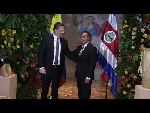 Presidente Gustavo Petro y Canciller Álvaro Leyva se reunieron con el Presidente de Costa Rica