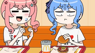 Suisei got the most authentic American experience…【Hololive Animation｜