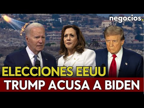 ELECCIONES EEUU: Trump acusa a Biden de empoderar a Irán, Kamala se defiende y baja en las encuestas