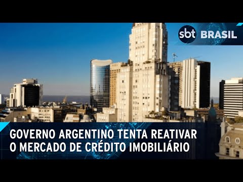 Argentinos compram imóveis com dinheiro em espécie em meio à crise  | SBT Brasil (17/07/24)