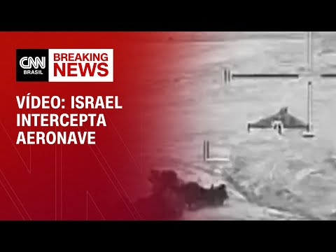 ​Vídeo mostra exército israelense interceptando aeronave do Irã | CNN BRASIL