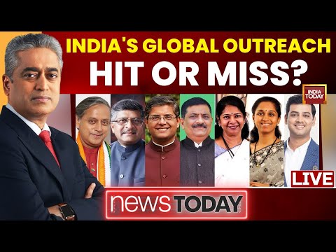 News Today With Rajdeep Sardesai LIVE: B'luru Stampede | India's Global Outreach | Owaisi Exclusive