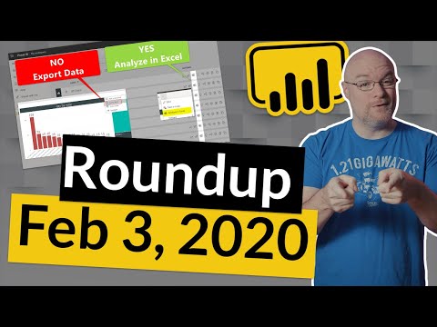 Power BI updates have started again... (Roundup | February 3, 2020)