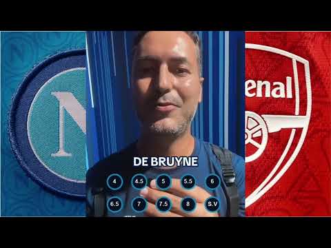 Napoli Arsenal 0-1 ⚽️ Le pagelle di <strong>Antonio</strong> Manzo: De Bruyne come Michu?