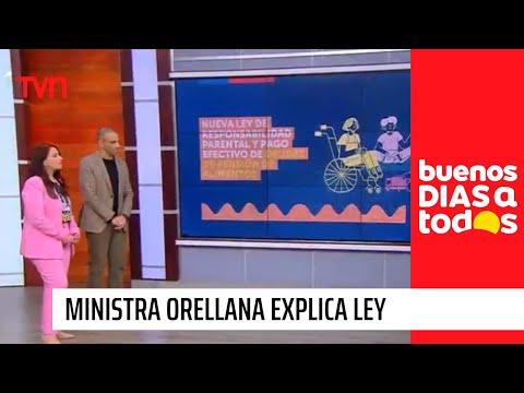 Ministra Orellana explica ley del Pago Efectivo de Deudas de Pensión de Alimentos | BDAT