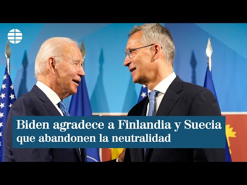 Biden agradece a Finlandia y Suecia abandonar la neutralidad: Nos hará más fuertes
