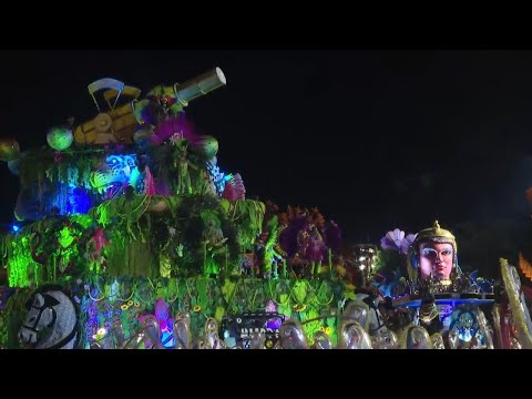 Brazil kicks off its world-famous carnival parade in Sao Paulo