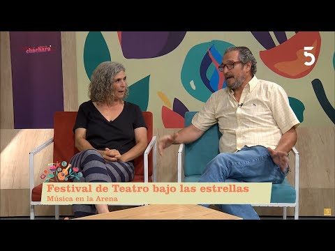 Alejandra Weigle y Eduardo Migliónico presentaron el Festival de teatro bajo las estrellas y......
