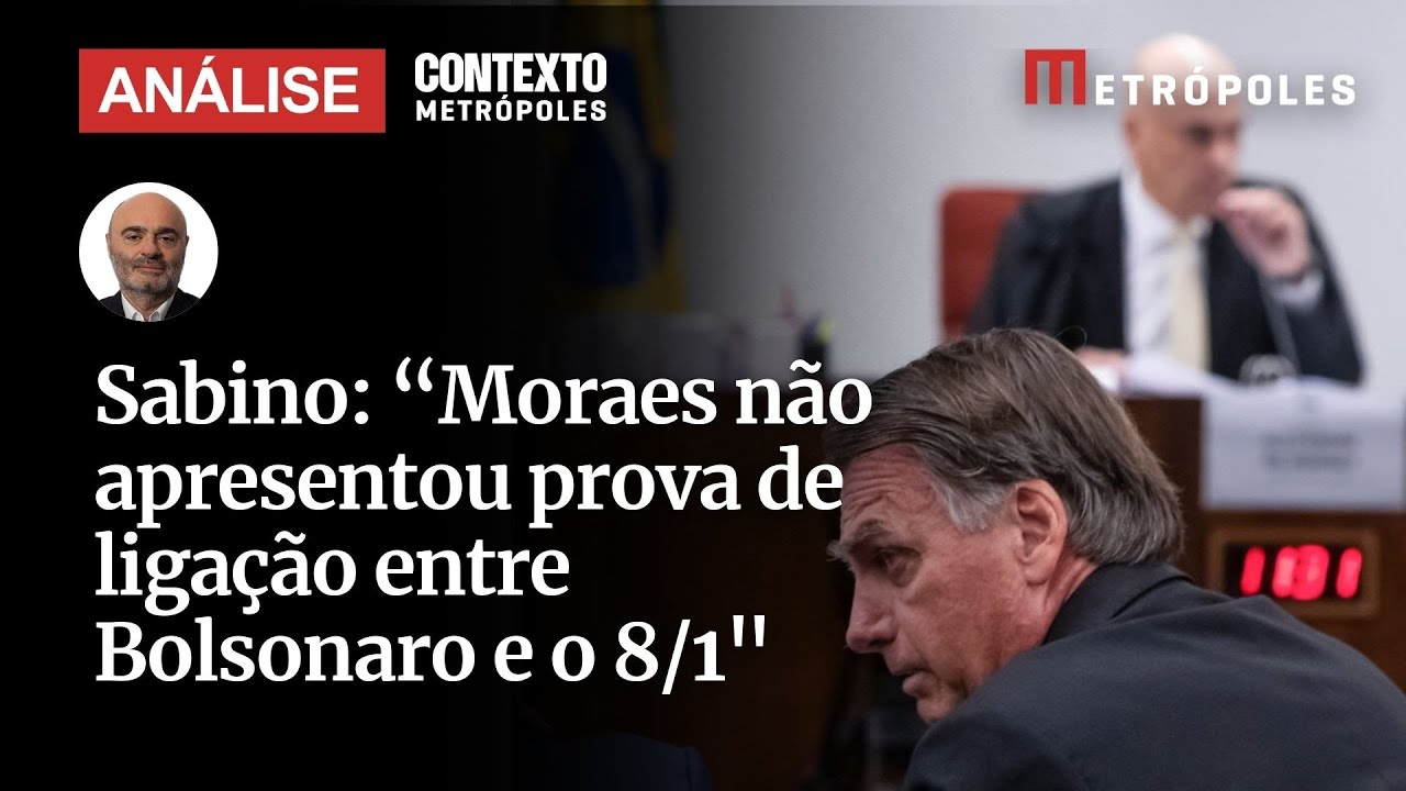 Moraes condena Bolsonaro sem provas materiais analisa Mario Sabino