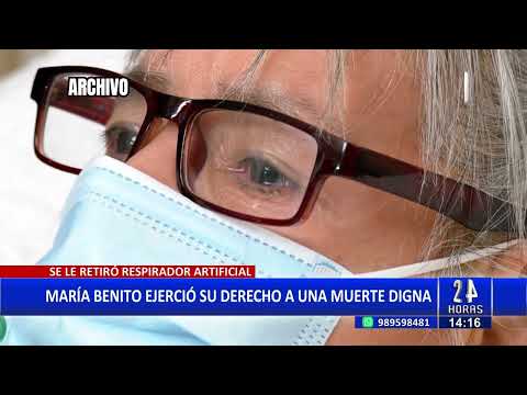 Segundo caso de una muerte digna: María Benito rechazó tratamiento que recibía por padecer ELA