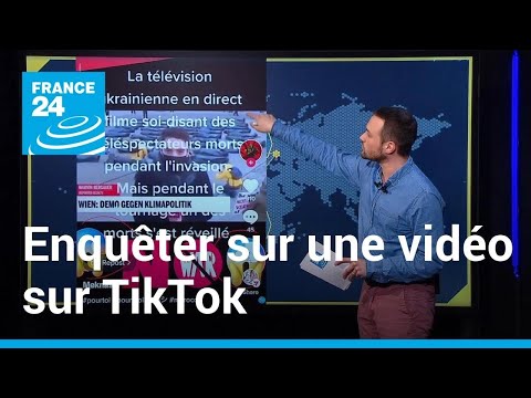 Enquêter sur une vidéo sur Tiktok • FRANCE 24