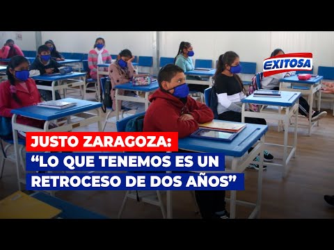 Justo Zaragoza sobre Educación en el Perú: Lo que tenemos es un retroceso de dos años
