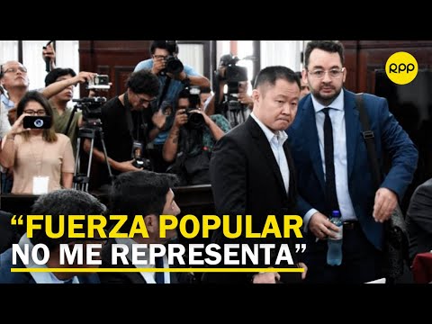 Kenji Fujimori: No me siento representado en lo absoluto por Fuerza Popular