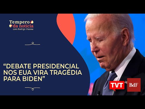 “Debate presidencial nos EUA vira tragédia para Biden”