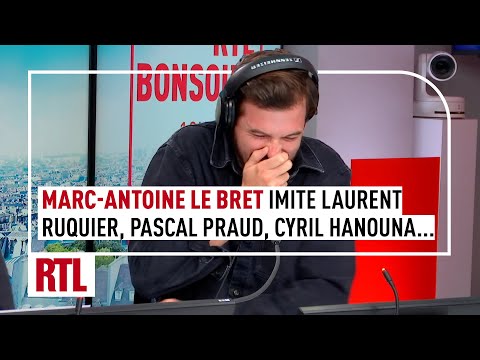 Marc-Antoine Le Bret imite Laurent Ruquier, Pascal Praud, Cyril Hanouna, Kylian Mbappé...