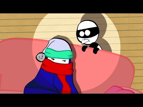 Robbery in Cold  | Pencil Cartoons  #1 [4k]