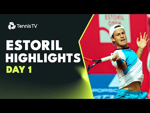 Baez Battles Albot; Schwartzman, Fognini Feature | Estoril 2023 Highlights Day 1