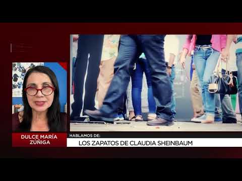 Los zapatos de Claudia Sheinbaum: Dulce María Zúñiga