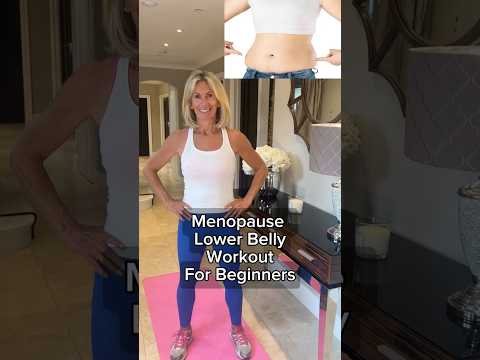 A quick 6 minute lower belly workout #womenover50 #menopause #menopauseweightloss