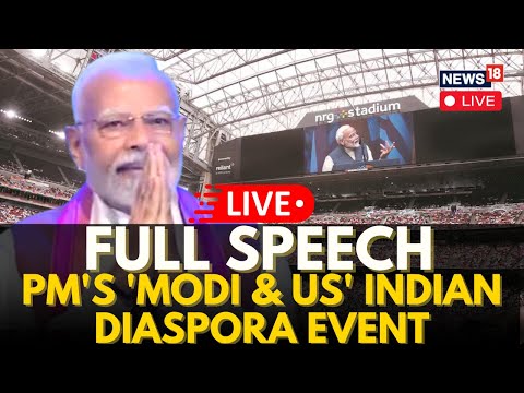 PM Modi Speech LIVE | PM Modi Historic Speech For Indian Diaspora At New York | Modi LIVE | N18G