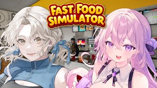 【Fast Food Simulator】配信後歌みた公開！ハンバーガー屋さんでLet's労働🍔【春雨すぴか】