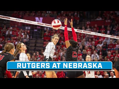 Rutgers at Nebraska | Big Ten Volleyball | B1G+ Encore | Oct. 28, 2023