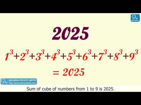 Magical and Mathematical facts of New Year 2025 | Happy New Year 2025